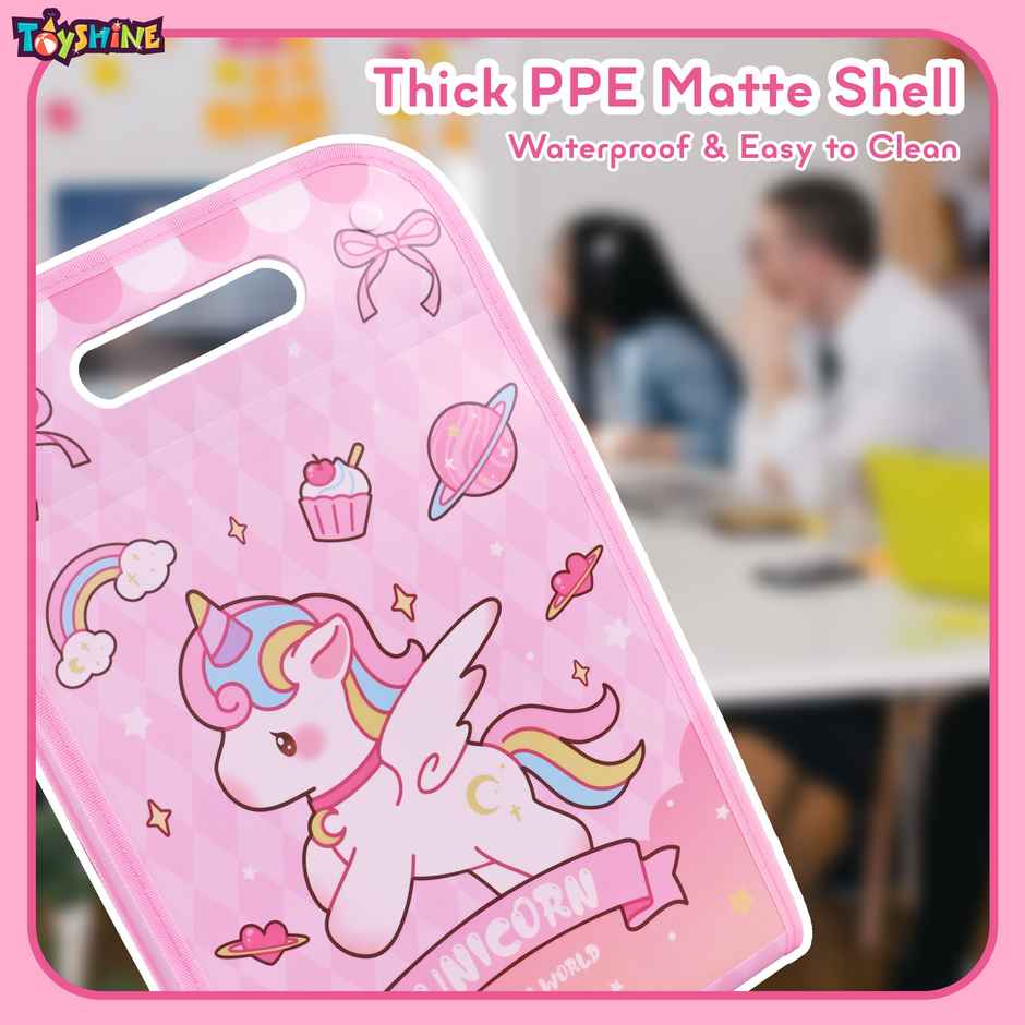 Toyshine Unicorn Theme 12 Pocket Expanding File Folder - Assorted