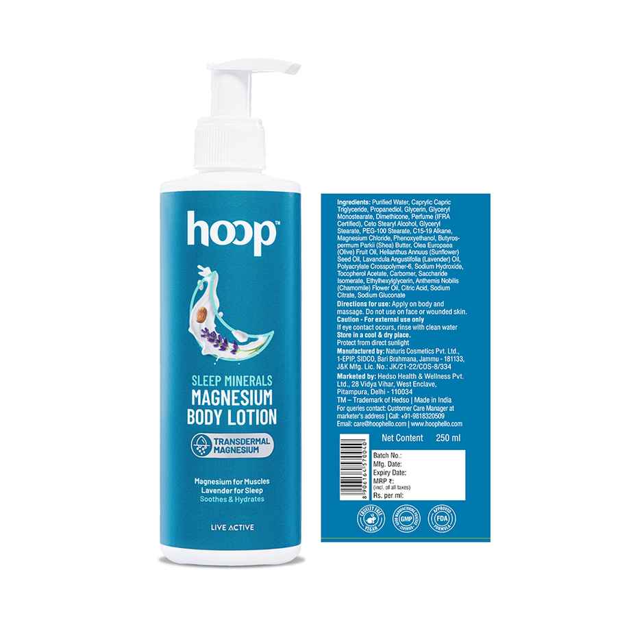 hoop Magnesium Sleep Lotion