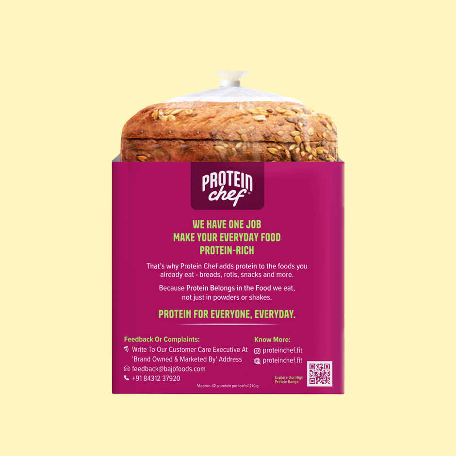 Protein Chef 42 G Protein Multigrain Bread | 5 Superfoods | No Maida