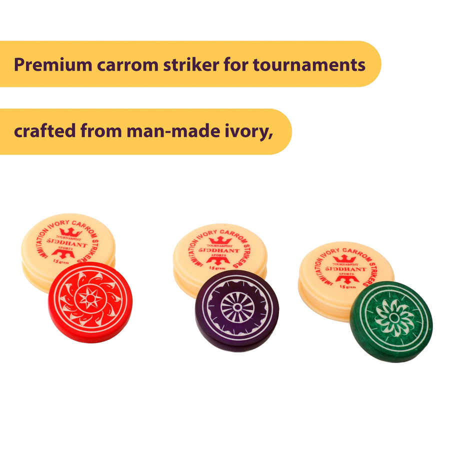 SS Carrom Striker Tournament, pack of 1(Assorted)