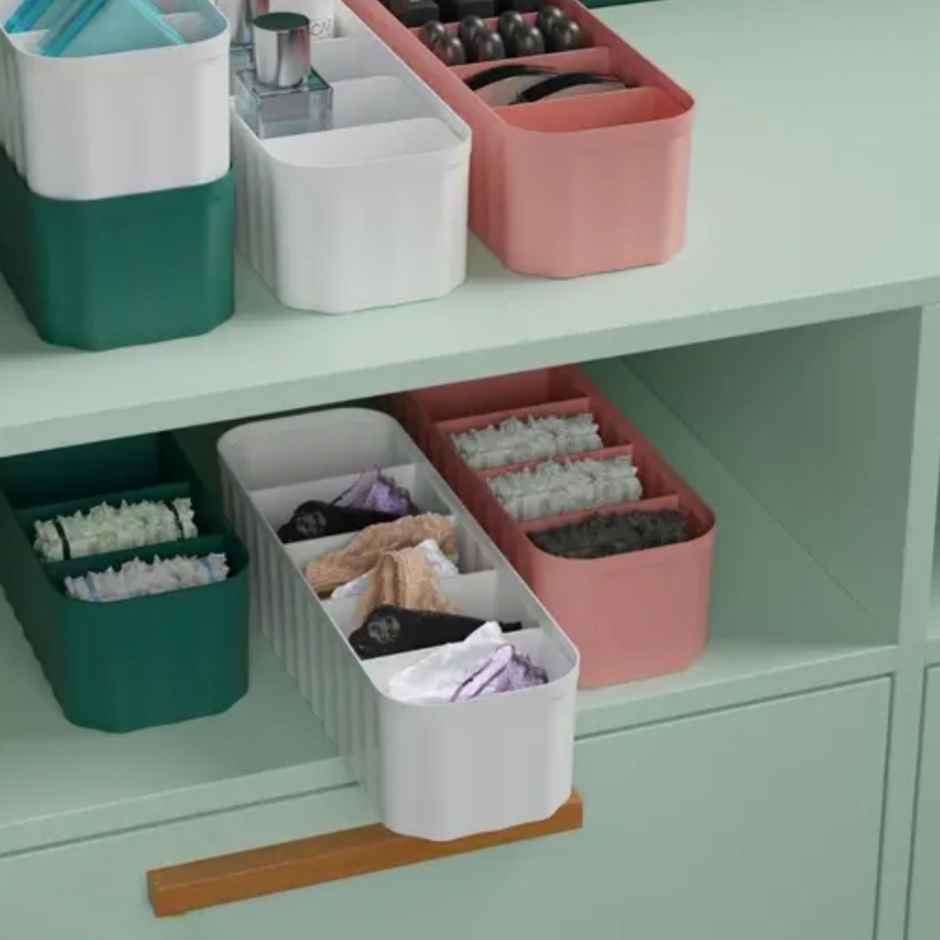 Perpetual Innerwear Organizer for Wardrobe | Multipurpose Divider for Socks and Bras
