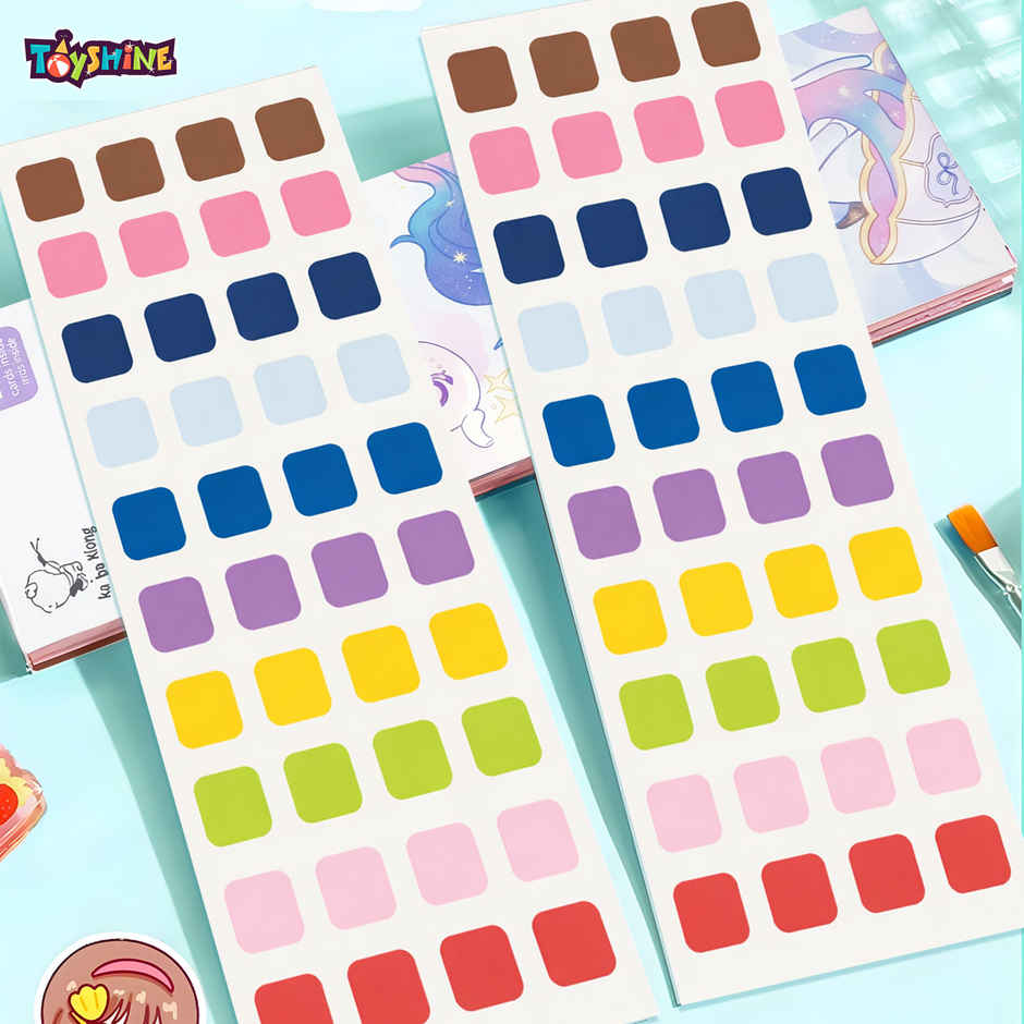 Toyshine Pocket Magic Water Painting Book with Brush Kids Travel Kit | Pink