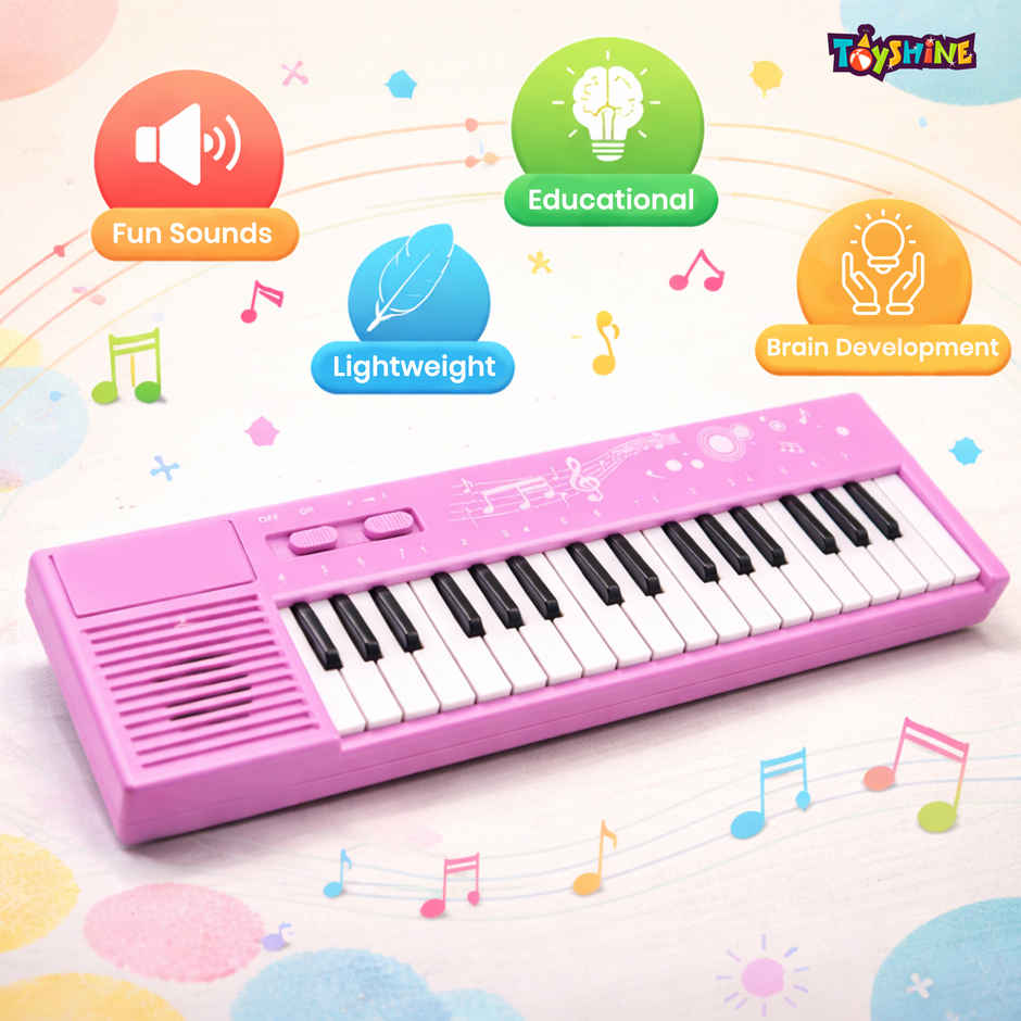 Toyshine Mini Keyboard Piano with 32 Keys & Melody Sounds for Kids - Assorted