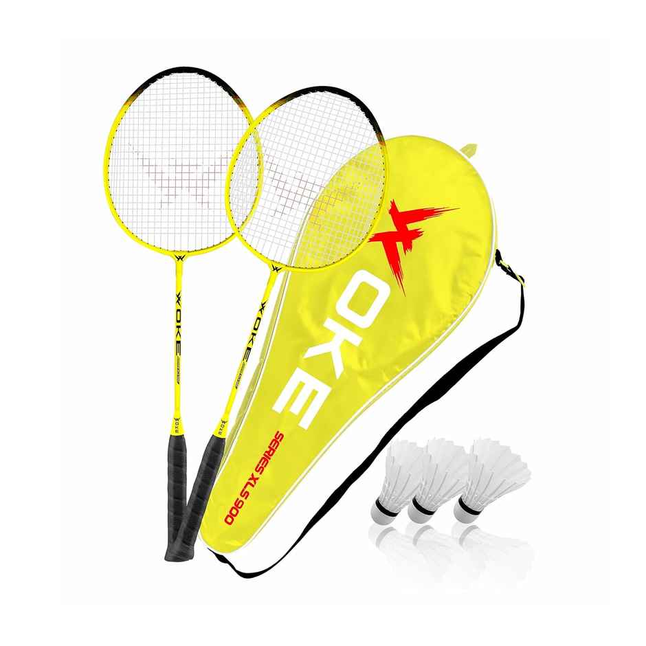 WOKE Xls900 Badminton Racket | Yellow