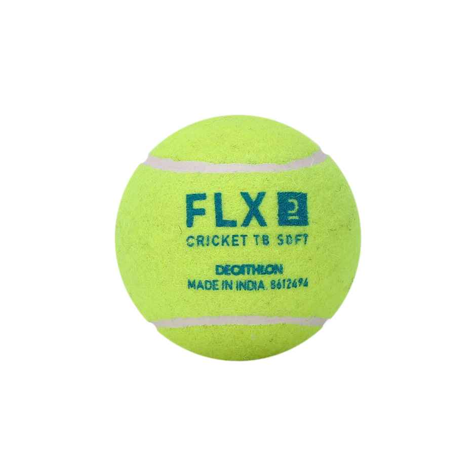 Decathlon | Adult Soft Tennis Cricket Ball - Lime Green
