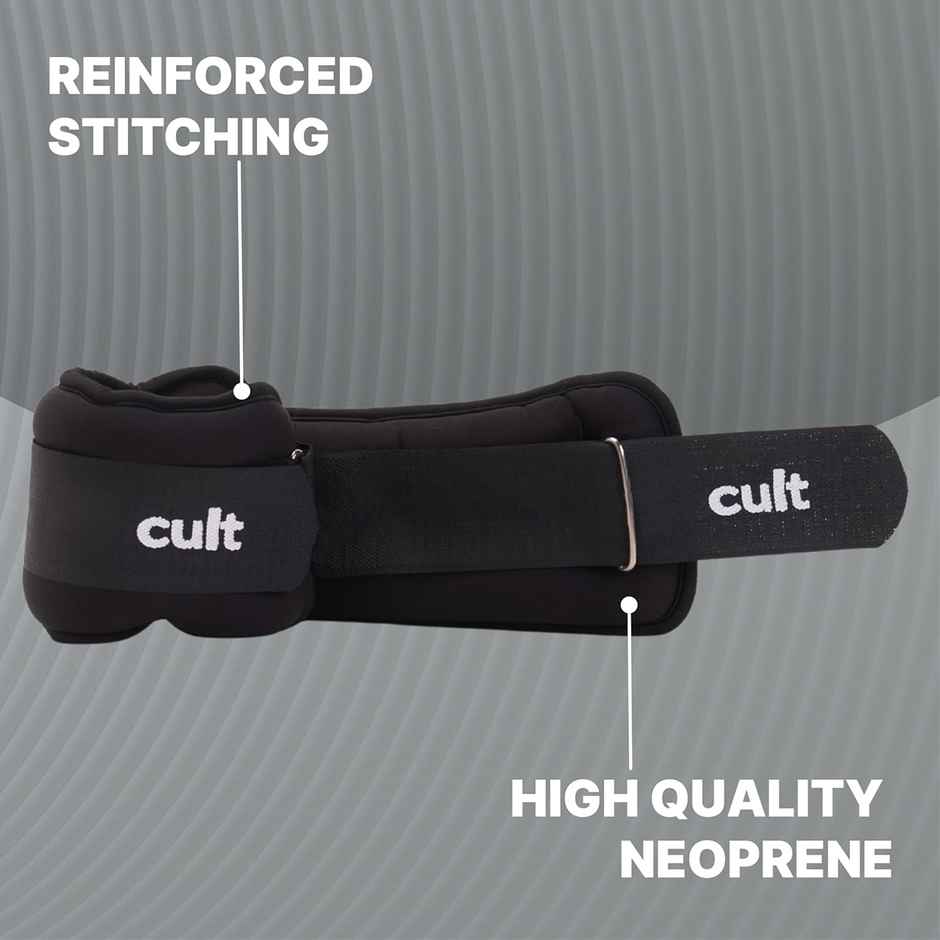 Cult Ankle Weight 1kg | Black