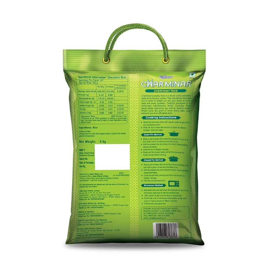 Kohinoor Charminar Everyday Rice Daily Use Basmati Rice