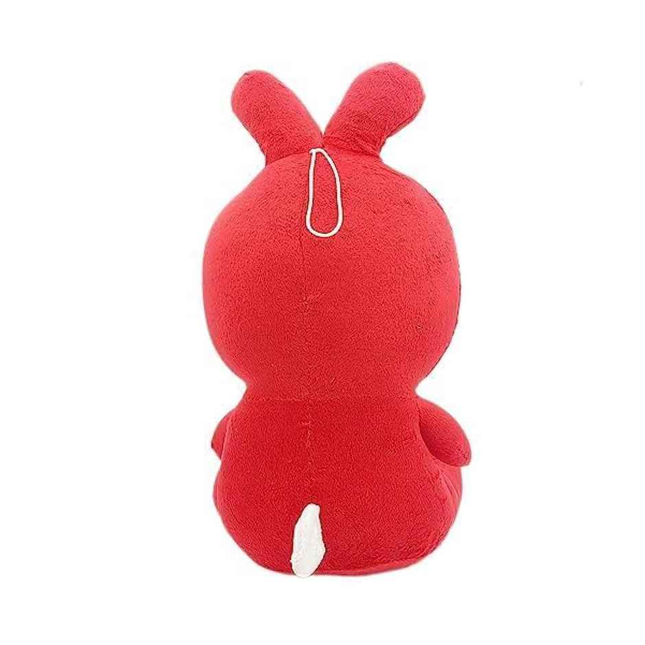 DearJoy Bunny Rabbit with Cap Doll Toy Red - 27cm