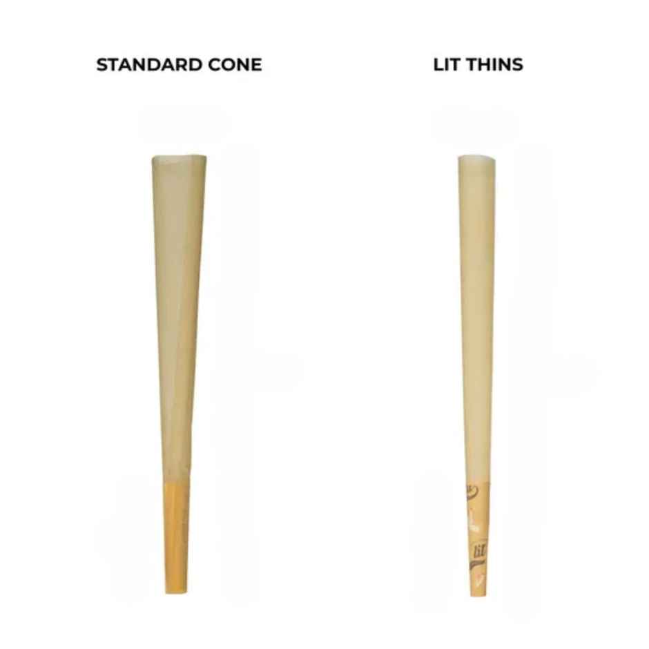 Lit Thins Pre Rolled Cones ( 3 Packs | Total - 6 Cones )