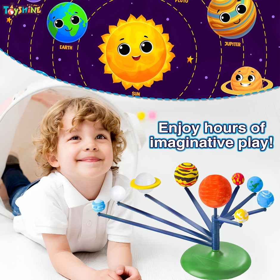 Toyshine Diy Solar System Planetarium Kit | Stem Activity Toy For Boys and Girls | 8+ Years Old