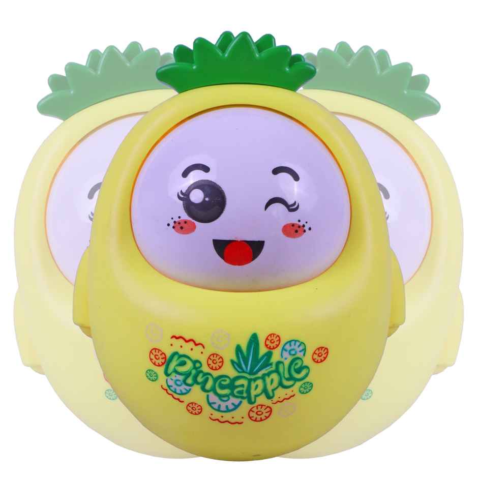 Toyshine Roly Poly Push Shake Wobbling Tumbler Doll Toy With Musical Sound Fun Play For Toddlers (Colour May Vary)