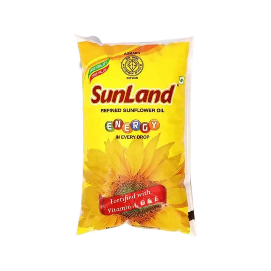 Sunland Refined Sunflower Oil Pouch Combo