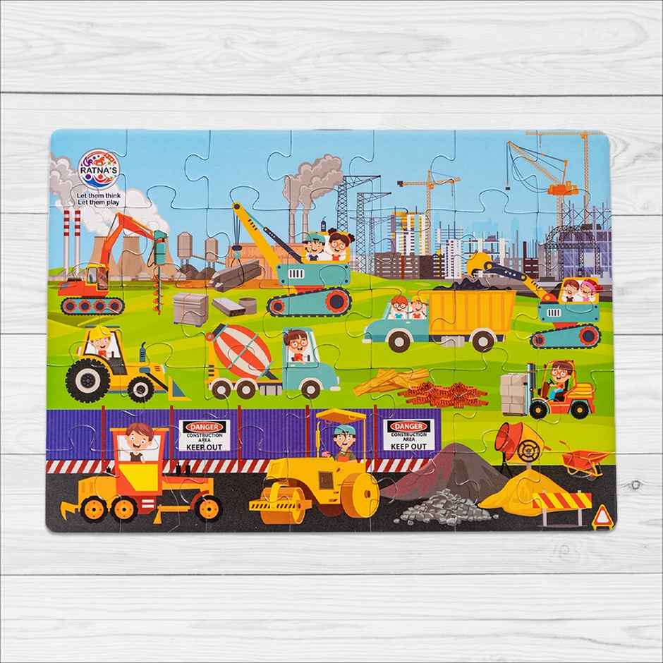 Ratna's 4In1 Transport Vehicles Puzzle