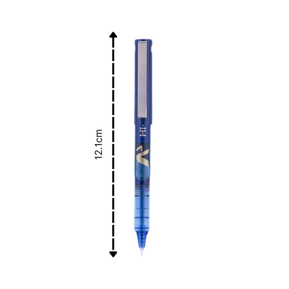Pilot Hi-Techpoint V7 Roller Pen 4 Blue +1 Black - 5 Pieces