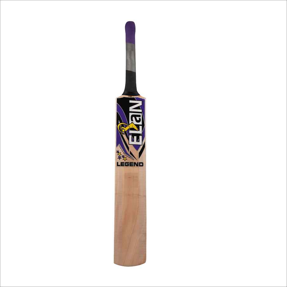Elan Kashmir Willow Cricket Bat Full Size Hard Tennis Ball Bat - Assorted
