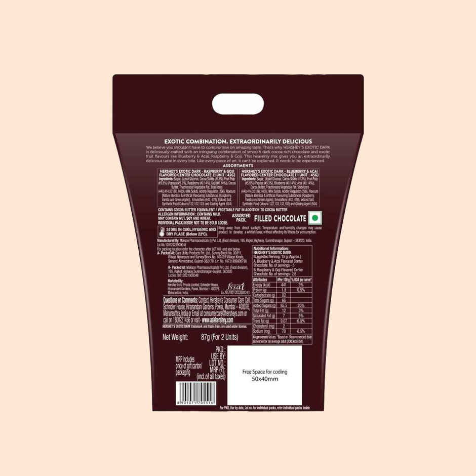 Hershey's Exotic Dark Chocolates Pack