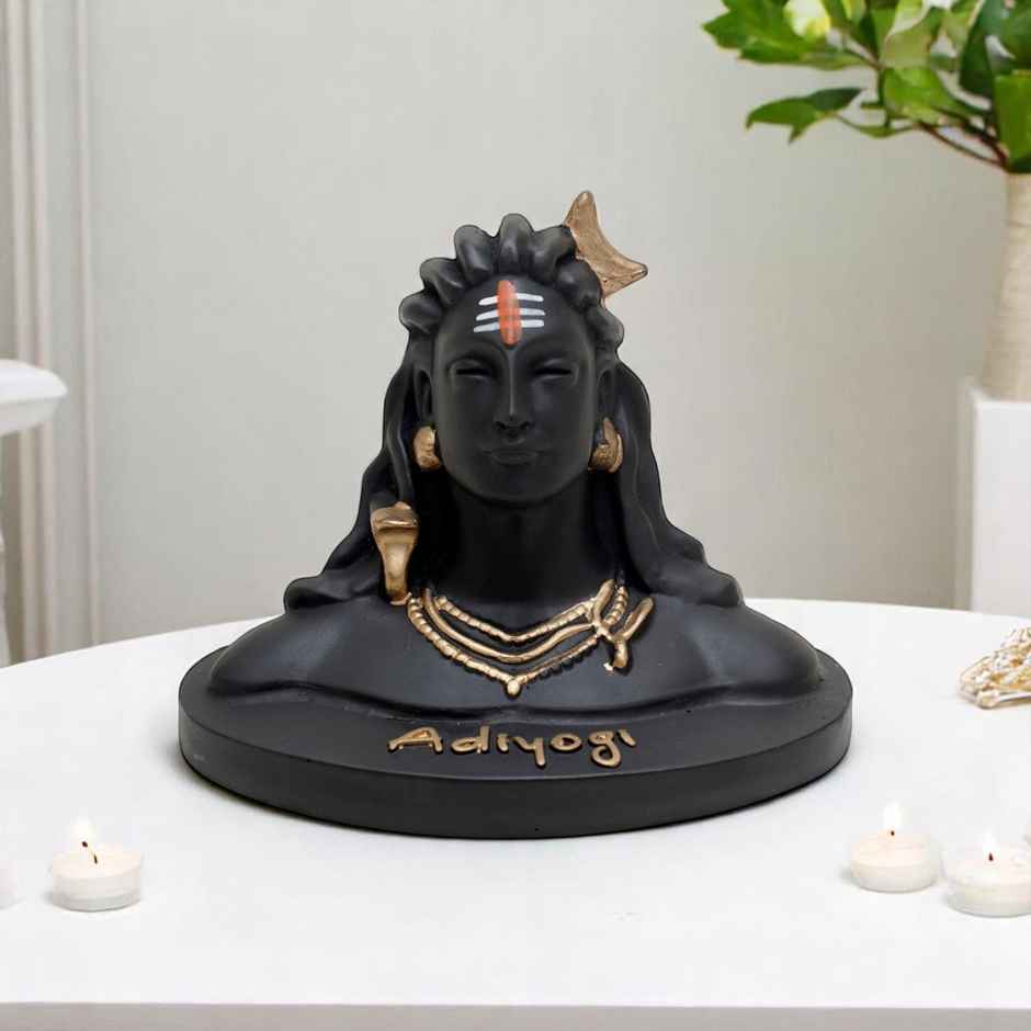 Divine Vibes Adiyogi Idol Small for Car Dashboard