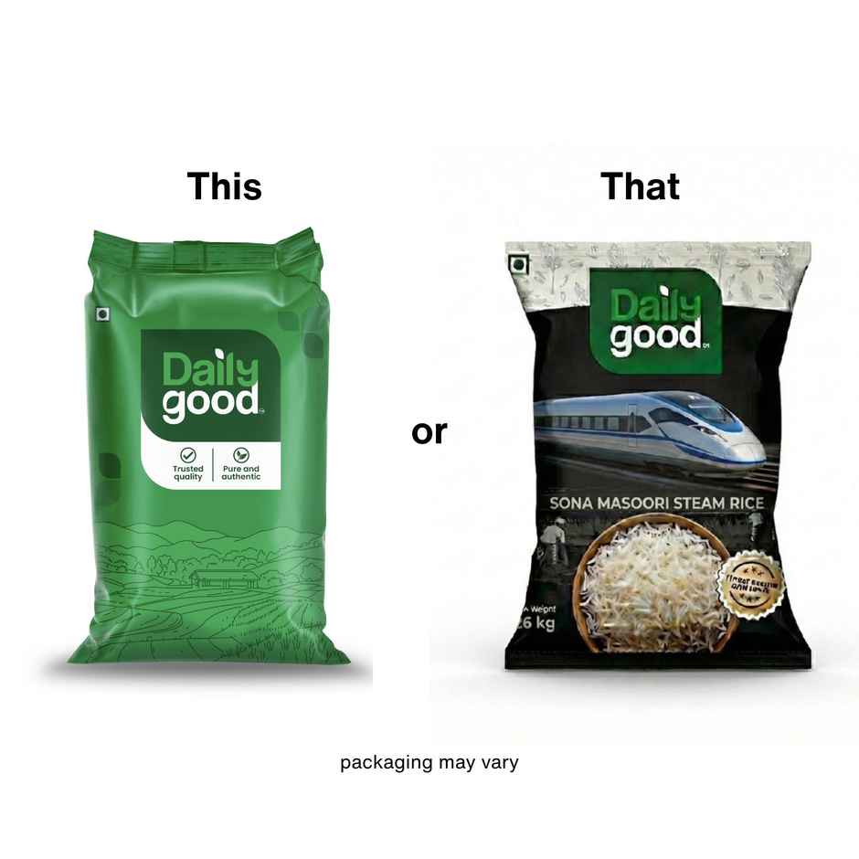 Daily Good Sona Masoori Steam Rice | Bullet Rice