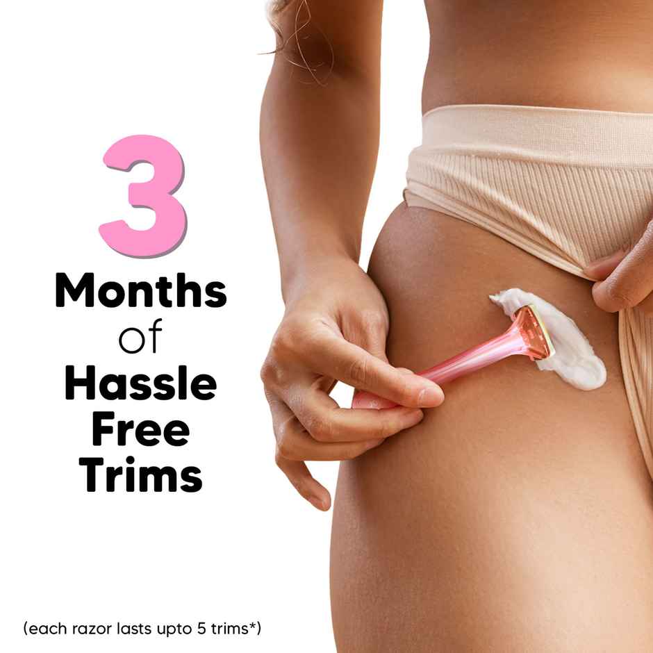 LetsShave Evior Bikini Razor for Sensitive Area | Safe, Clean & Irritation-Free Shave