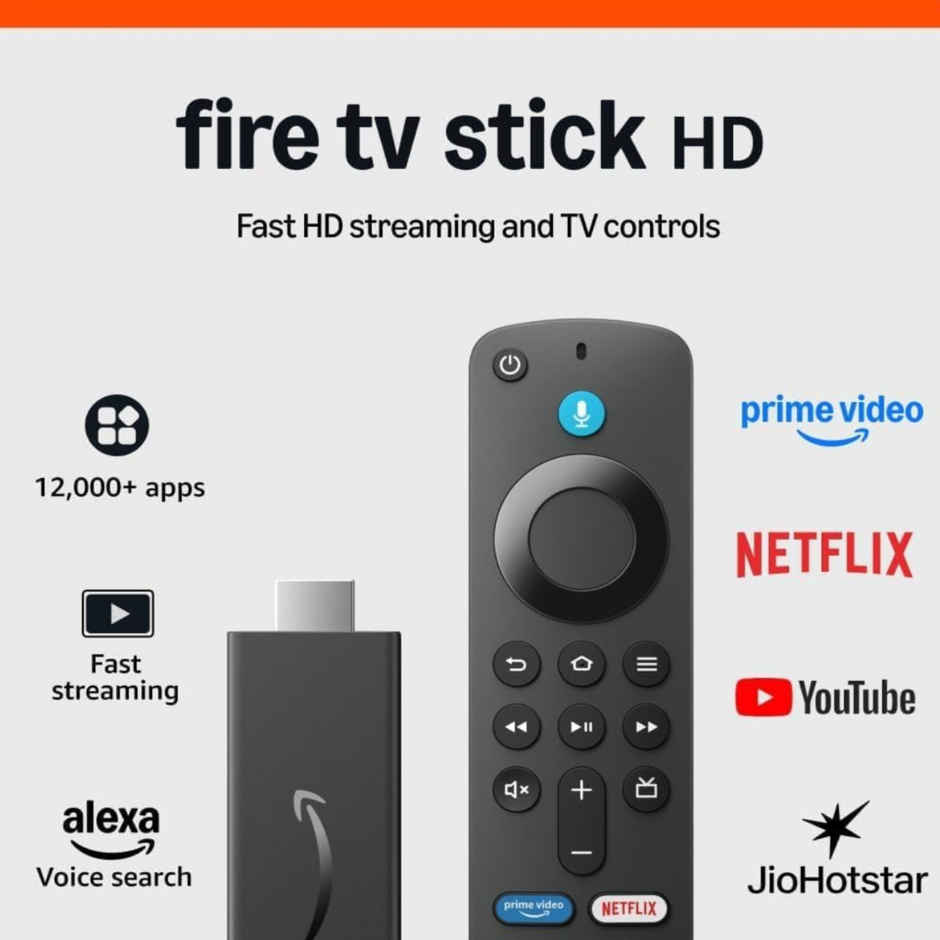 Amazon Fire TV Stick HD | Newest Model | Alexa Voice Remote | TV Power & Volume | Full HD Streaming