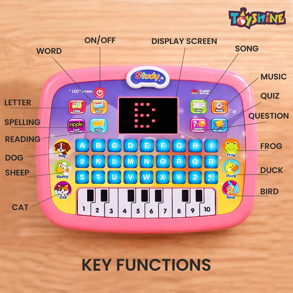 Toyshine Kids Computer Tablet Toy Baby Children Early Educational Learning Machine Toy | 6+ years