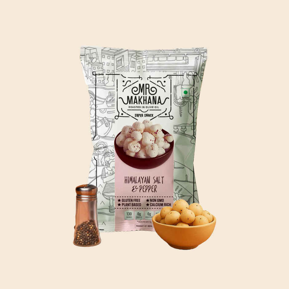 Mr Makhana Himalayan Salt & Pepper Makhna