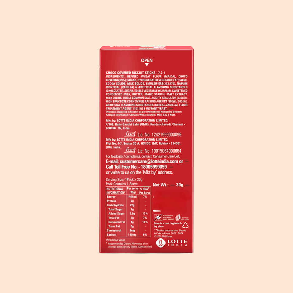 Lotte Pepero | Original | Biscuit Stick Snack