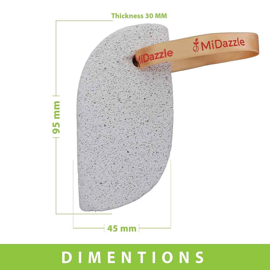 Midazzle Leaf Shaped Pumic Stone | Medium | MIPS5103