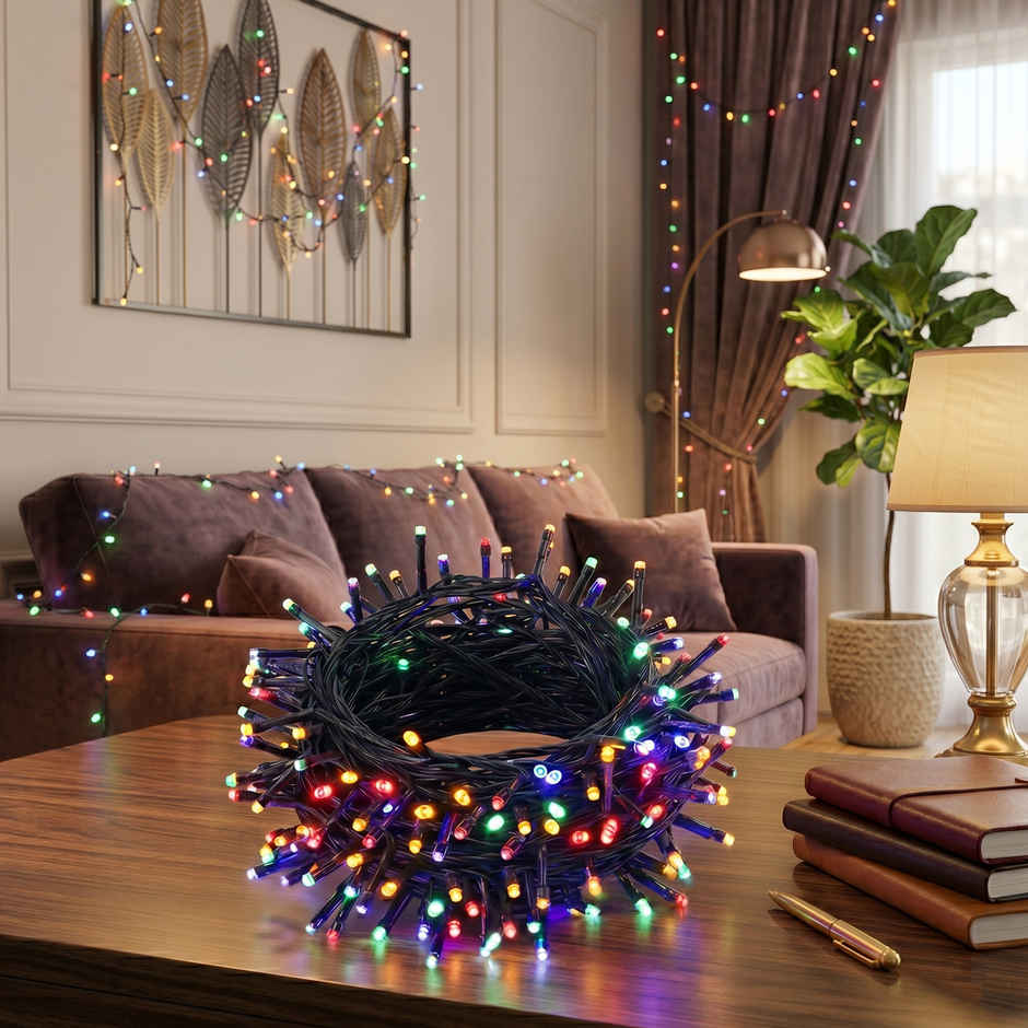 Desidiya LED Rice Light For Decoration | Multicolor | Bright And Festive For Celebration | 12 m