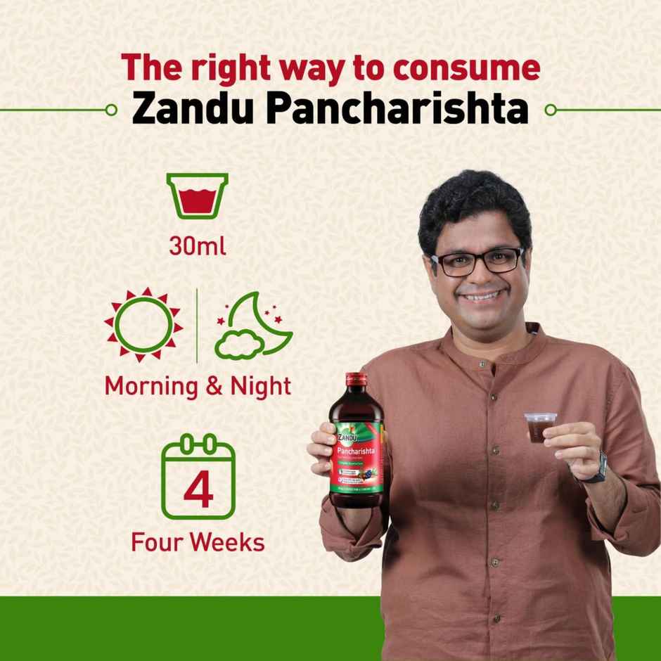 Zandu Pancharishta Ayurvedic Digestive Tonic
