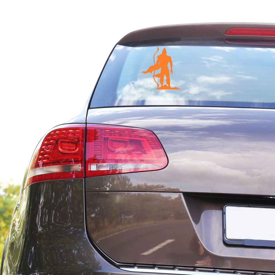 House Of Festivals Automobile Reflective Sticker - 10 x 10 Inches Design 20