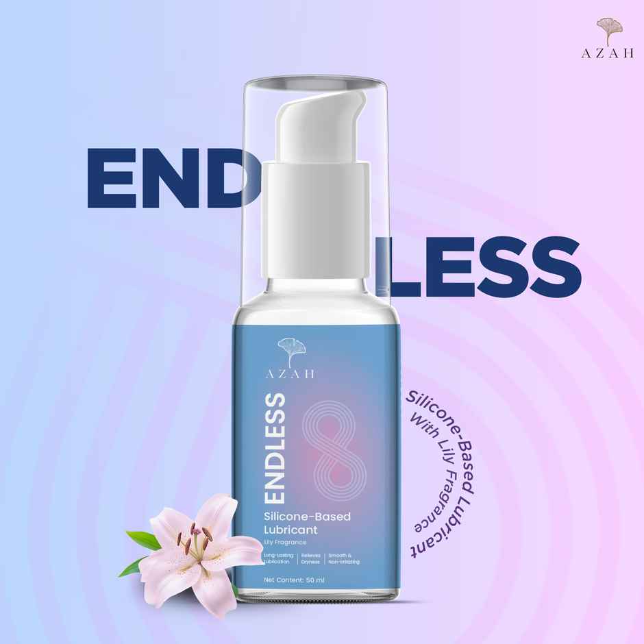 Azah Endless Silicone-Based Lubricant Gel For Men & Women | Lily Flavoured
