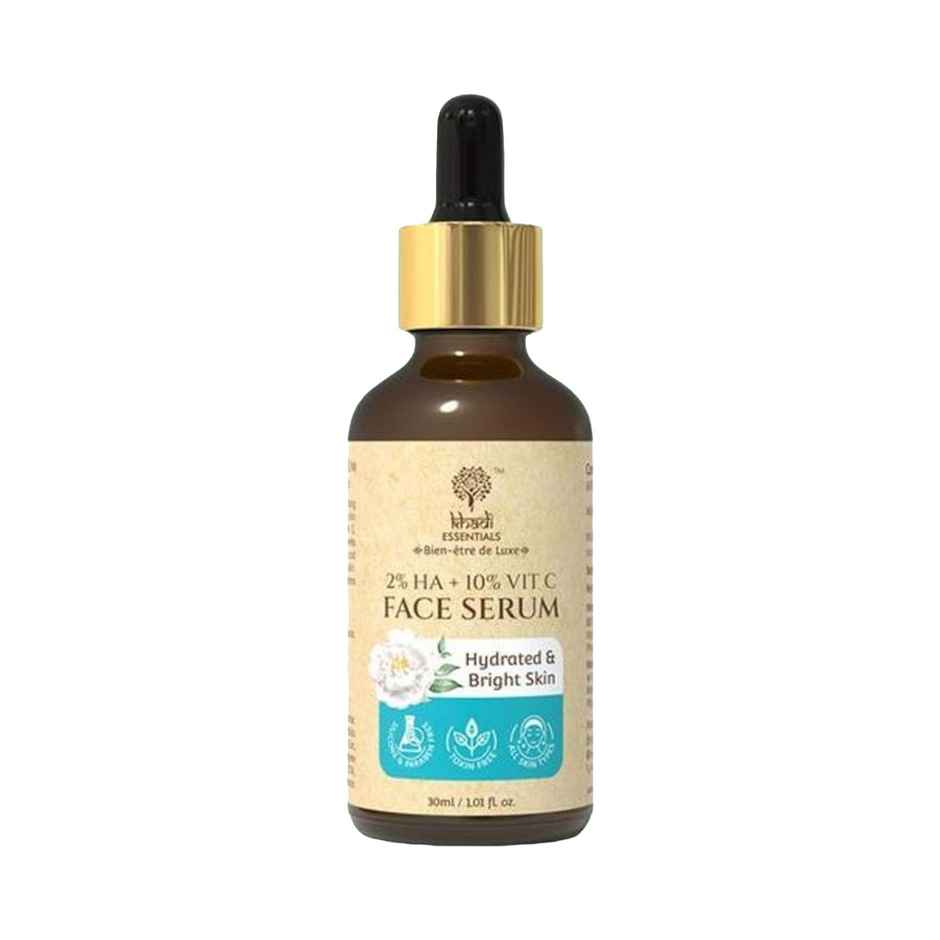 Khadi Essentials HA & Vitamin C Face Serum Face Serum for Hydration, Glow & Bright Skin