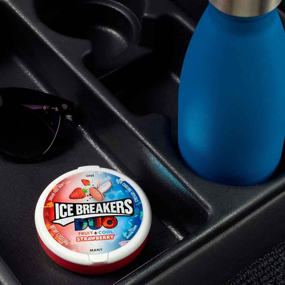 Ice Breakers Duo Strawberry Sugar Free Mint Candies