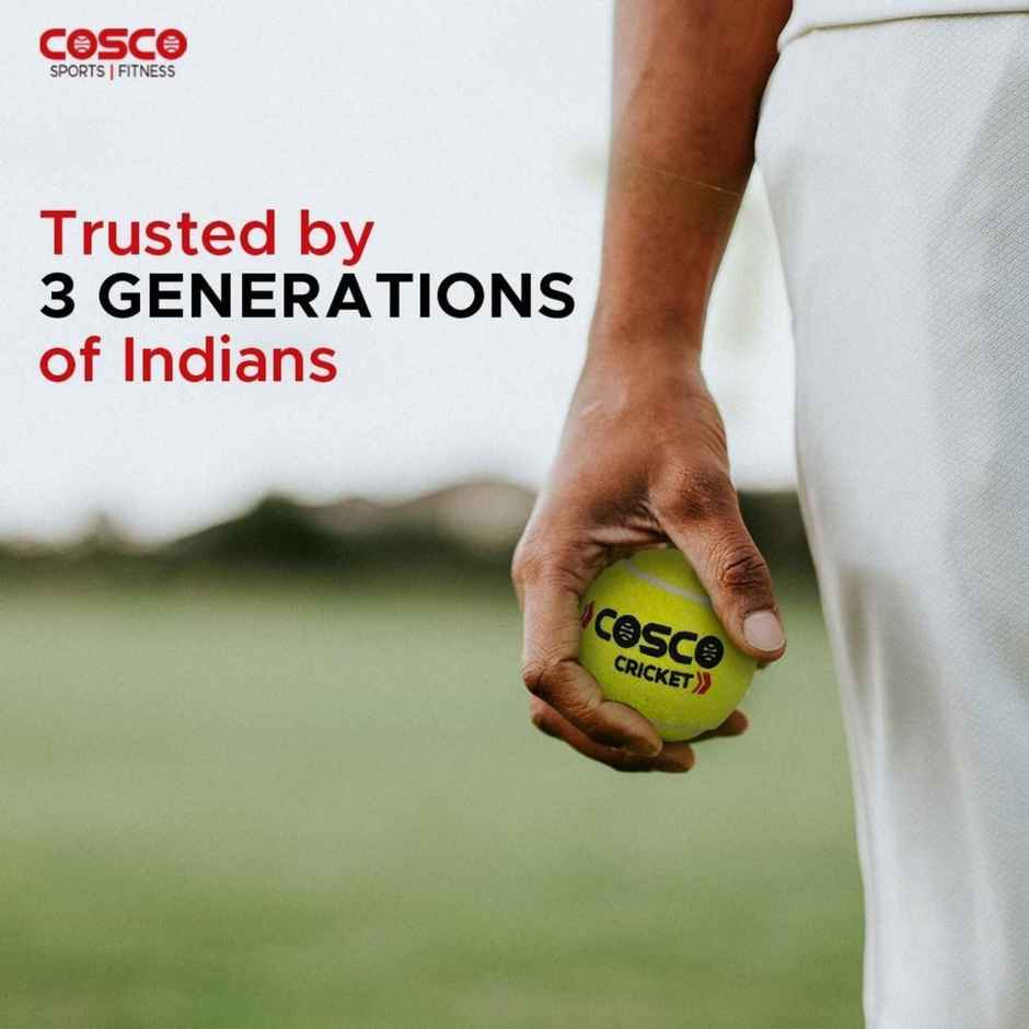 Cosco Cricket Light weight Tennis Ball, pack of 3