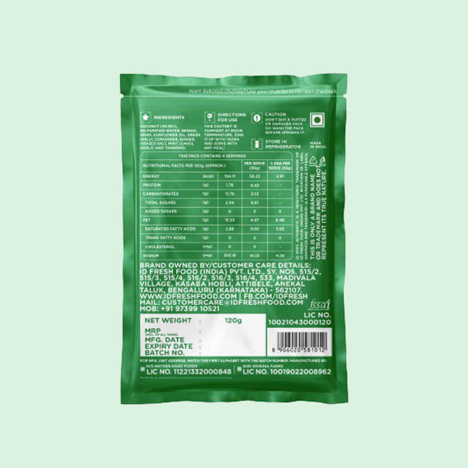 iD Fresh Coconut Chutney