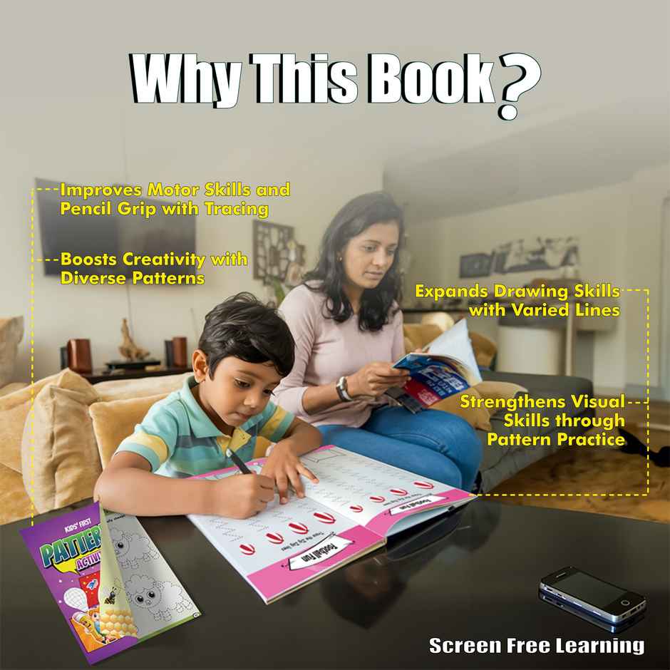 Kids' First Patterns Activity Book L Practice Patterns With Fun Activities For Kids