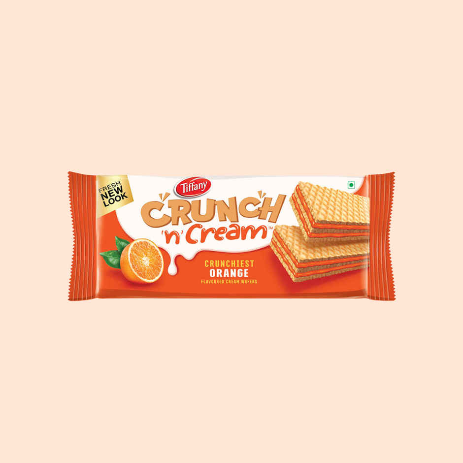 Tiffany Crunch N Cream Orange Flavoured Wafer Bar