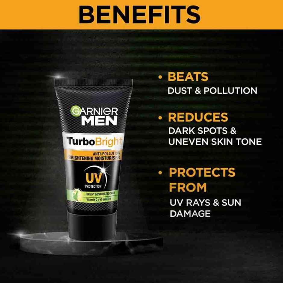 Garnier Men Turbo Bright Anti-Pollution Brightening Moisturiser