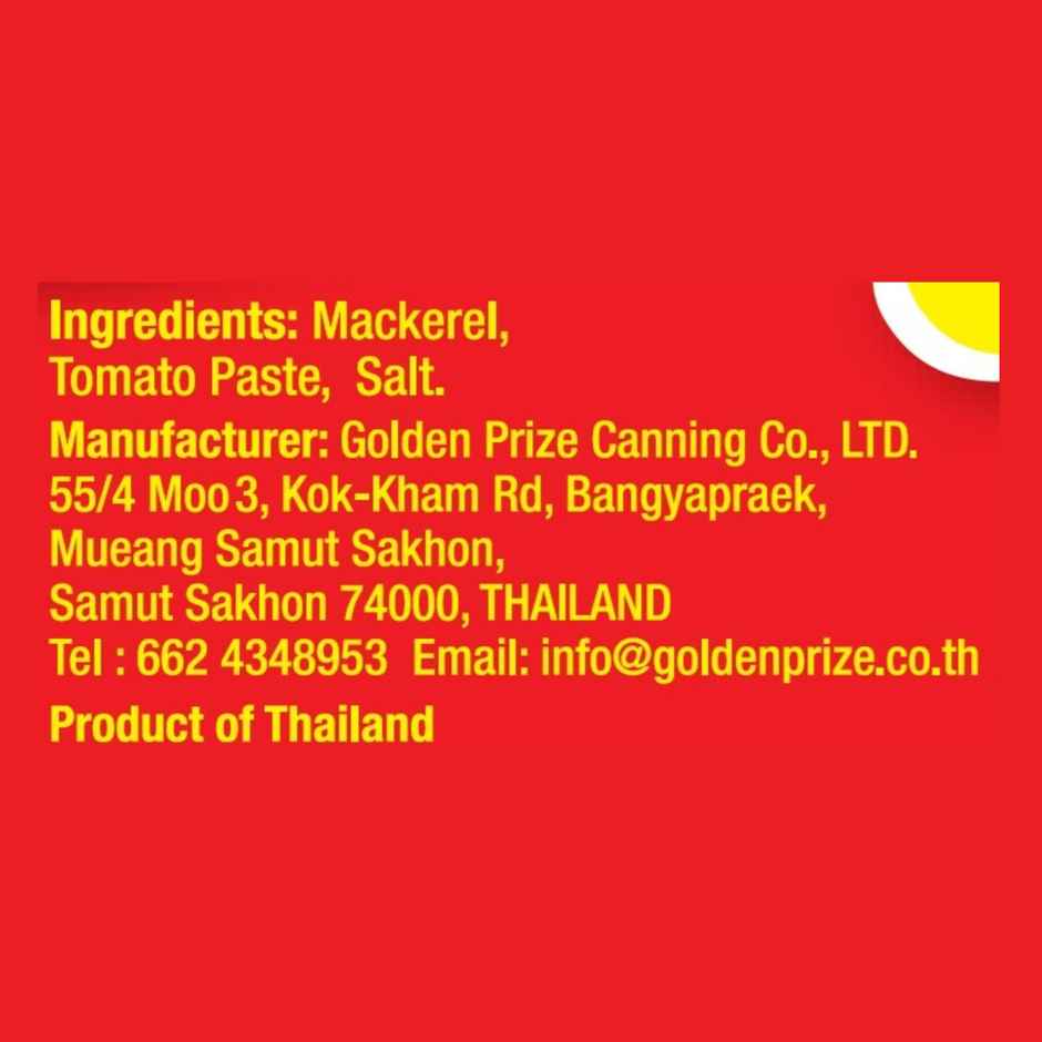 Golden Prize Mackerel In Tomato Sauce