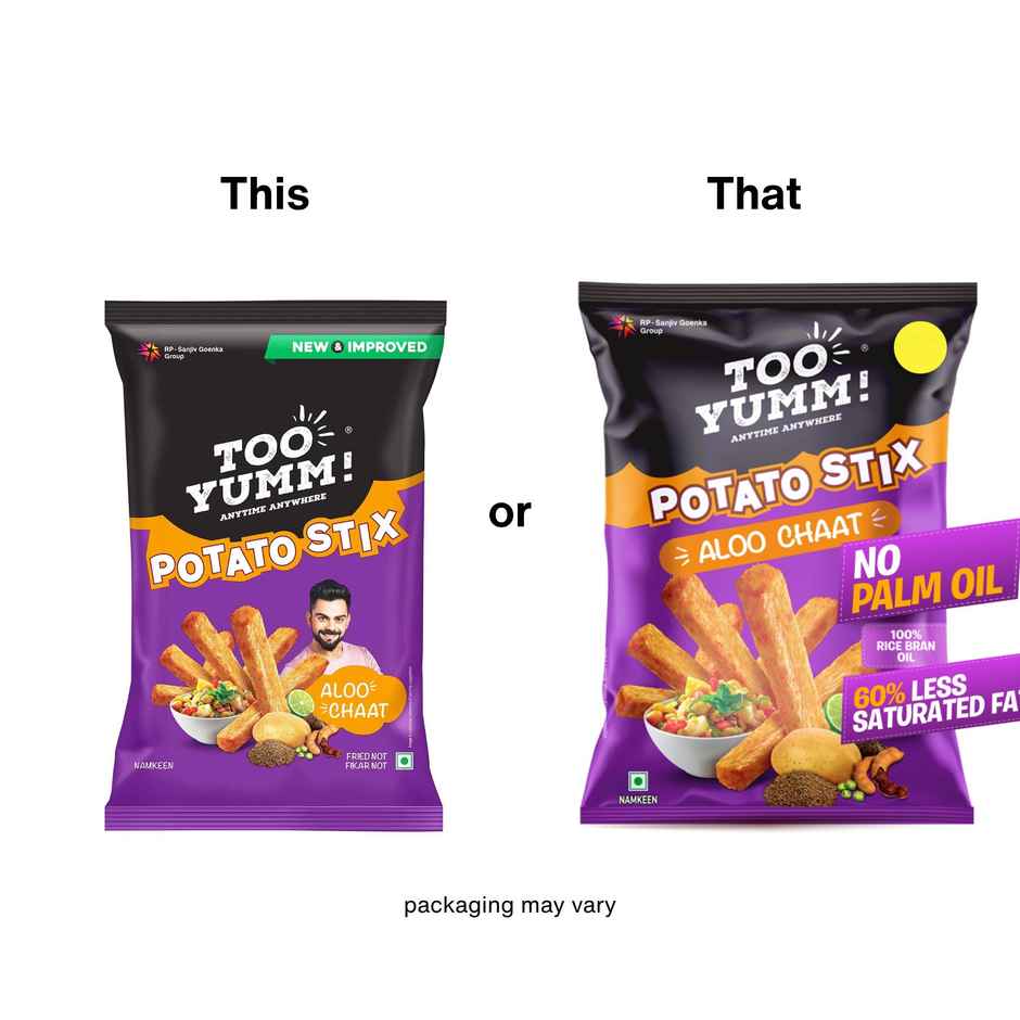 Too Yumm! Aloo Chaat Potato Stix | Munching Snack | On-the-Go Munchies