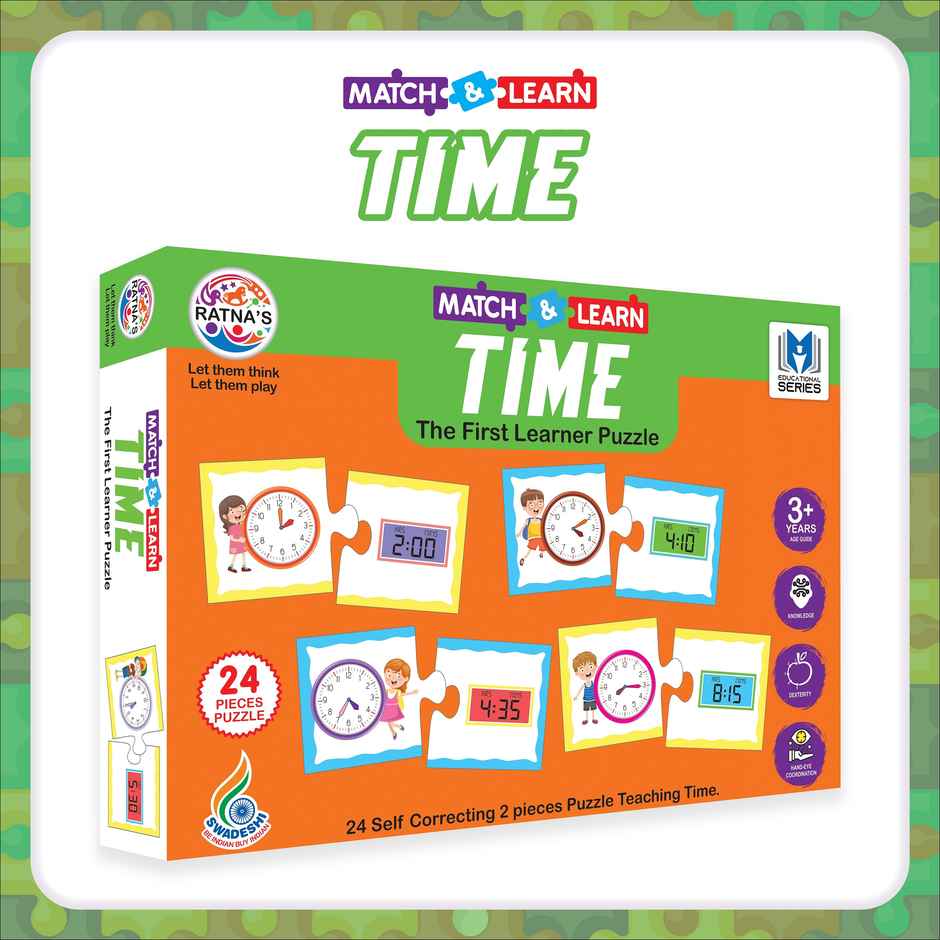 Ratna's Match & Learn Time Jigsaw