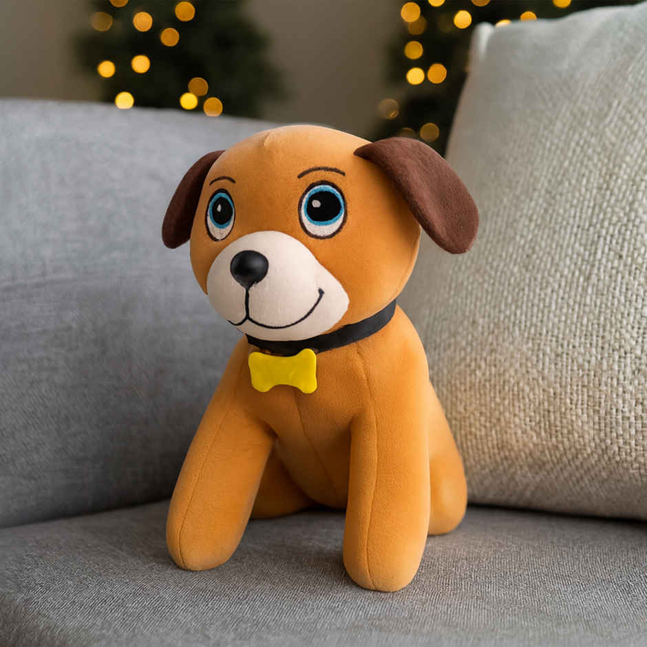 Spanker Cute Dog Soft Toy Ultra Soft Plush Puppy for Kids Boys & Girls | 18 cm