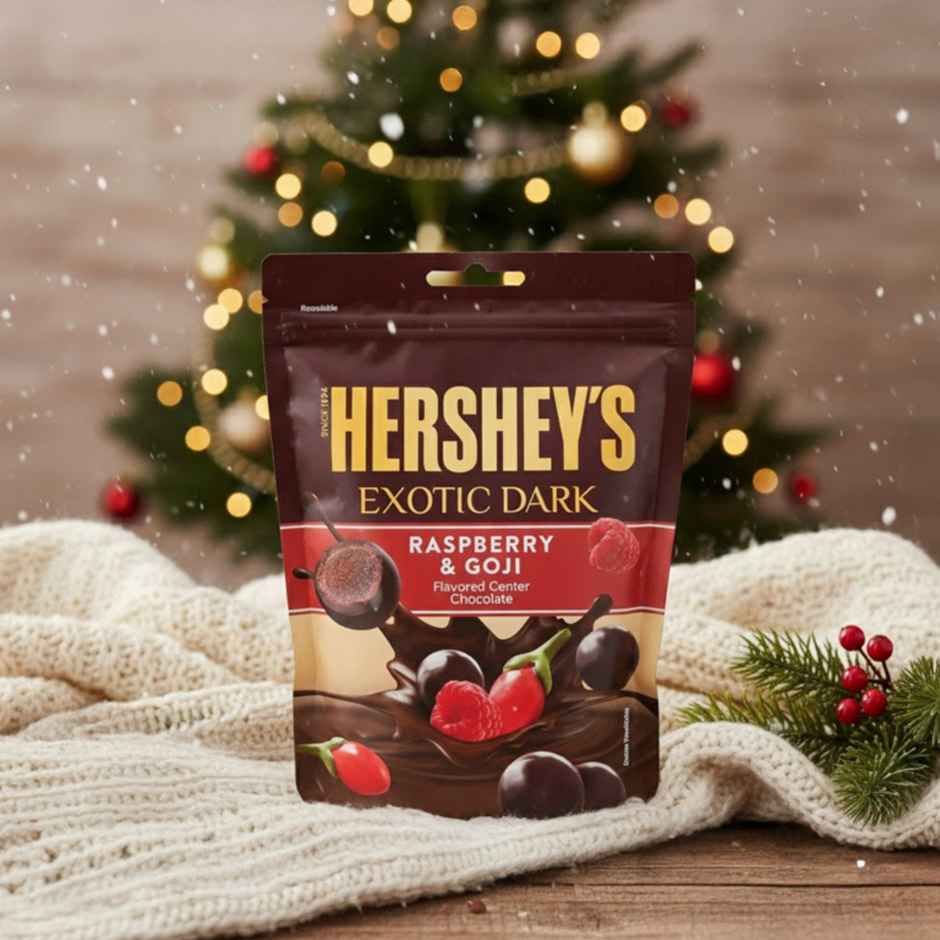 Hershey'S Exotic Raspberry & Goji Dark Chocolate Share Bag Combo 