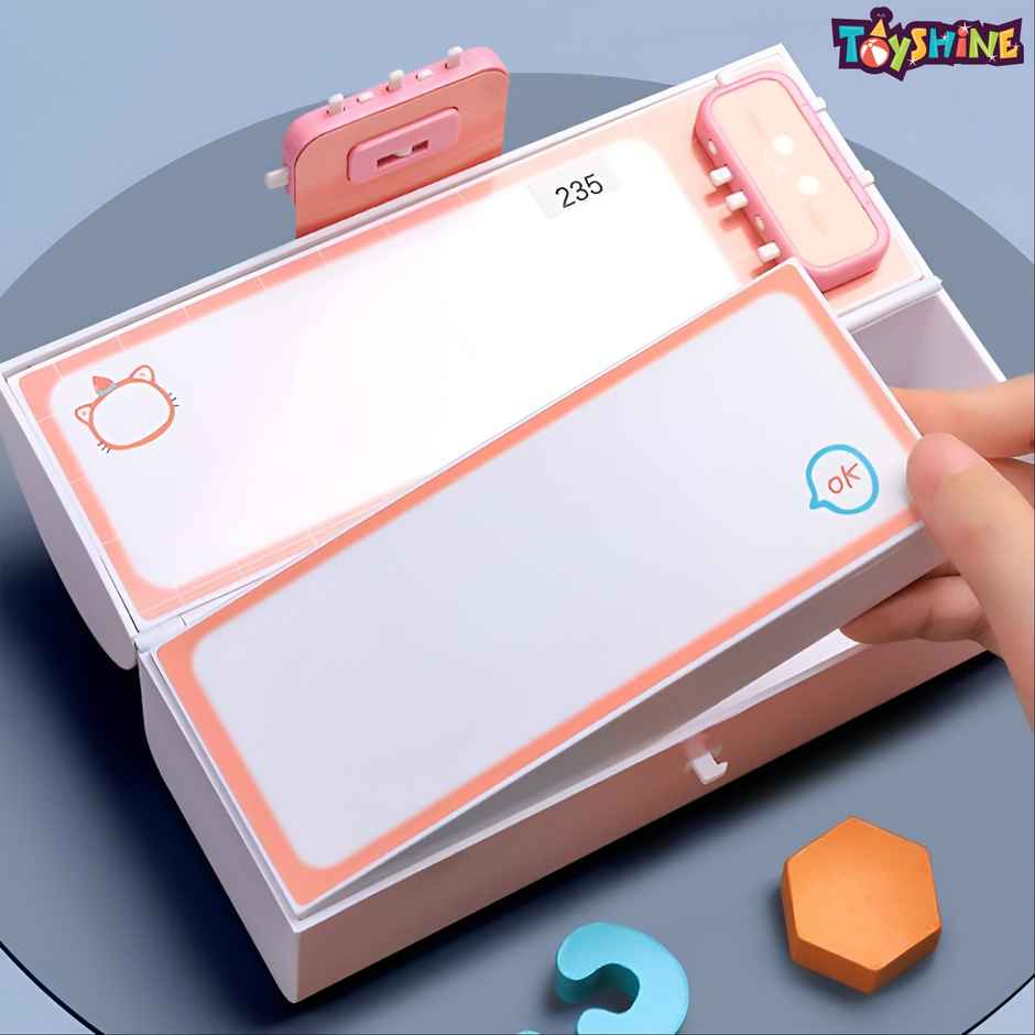 Toyshine Pencil Box with Code Lock Pen Case | Large Capacity | Multi-layer | Dino Multicolor