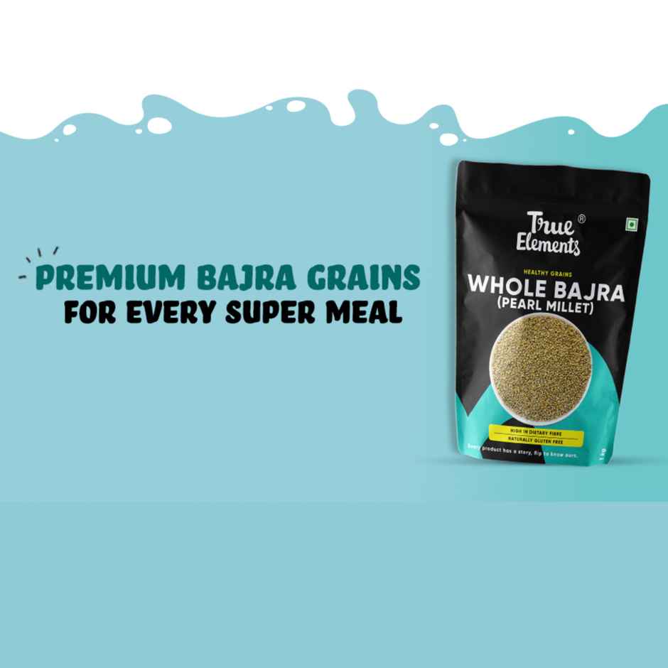 True Elements Whole Bajra | Pearl Millet