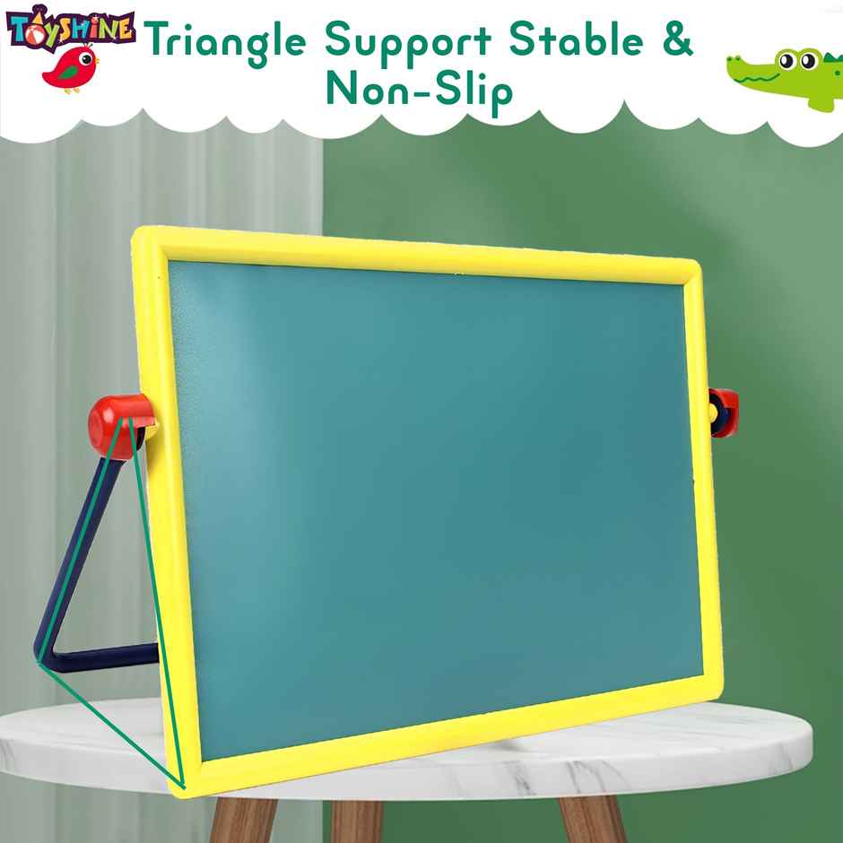Toyshine Abc Numero Magnetic Blackboard Educational Alphabet & Number Learning Board For Kids
