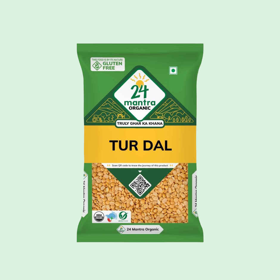 24 Mantra Organic Tur Dal - Split