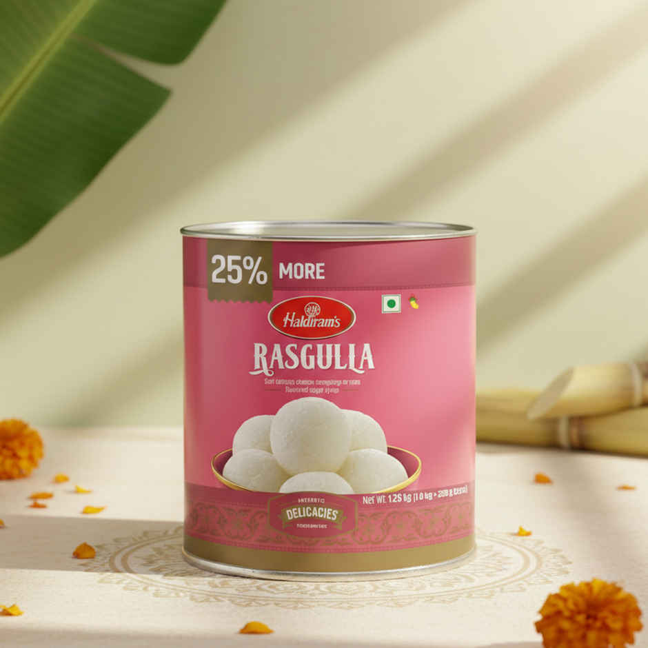 Haldiram's Rasgulla | Soft & Juicy Sweet