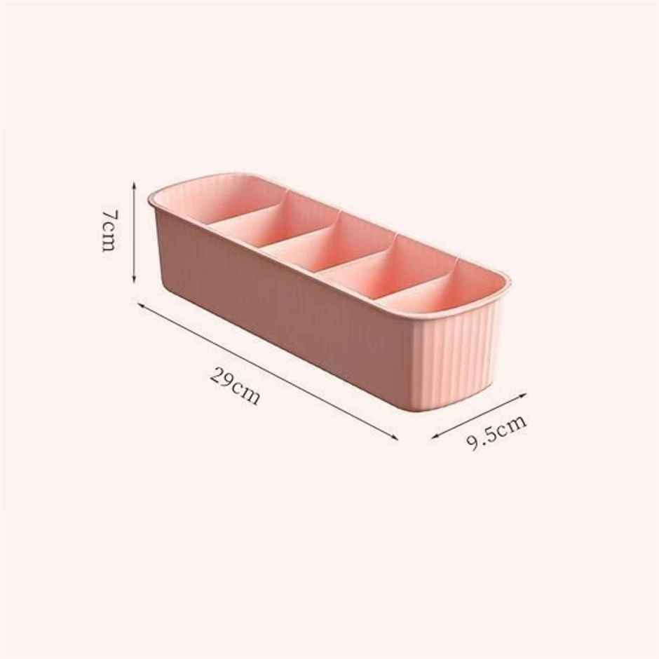 Perpetual Innerwear Organizer for Wardrobe | Multipurpose Divider for Socks | Bras | Pack of 4